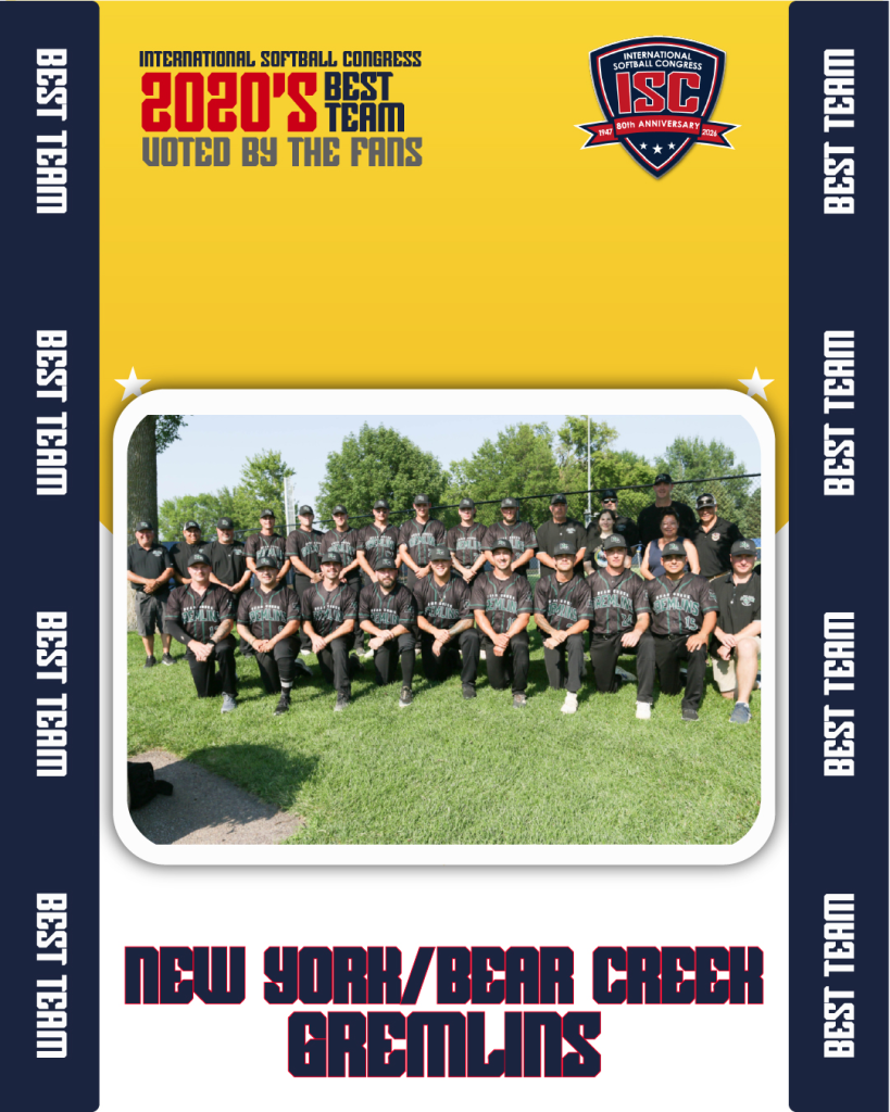 2020 Best Team: New York / Bear Creek Gremlins