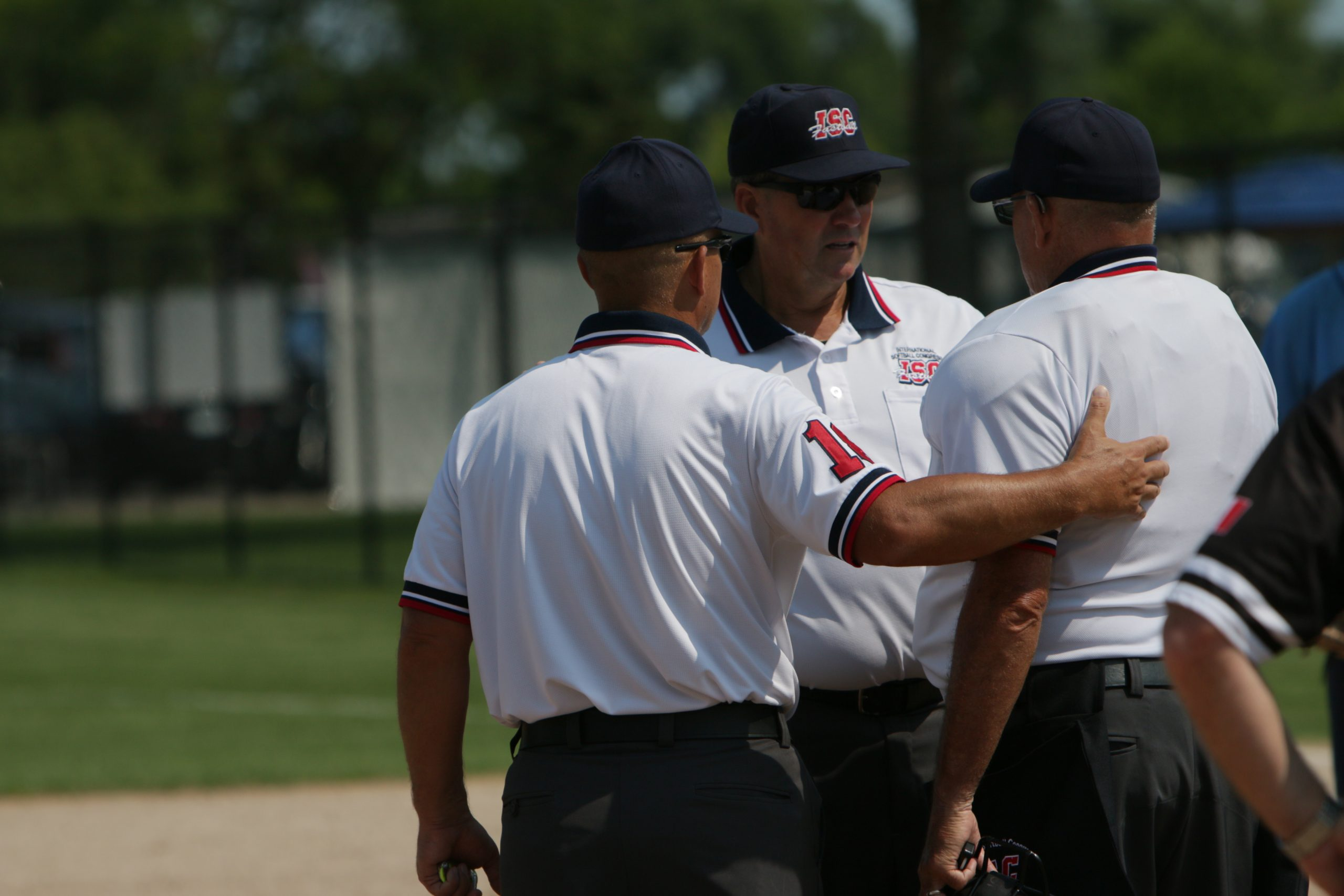 Umpires during 2025 ISC World Tournament