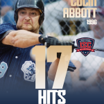 Most hits in a tournament: Colin Abbott