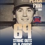ISC Strike out leader - single game: Peter Finn